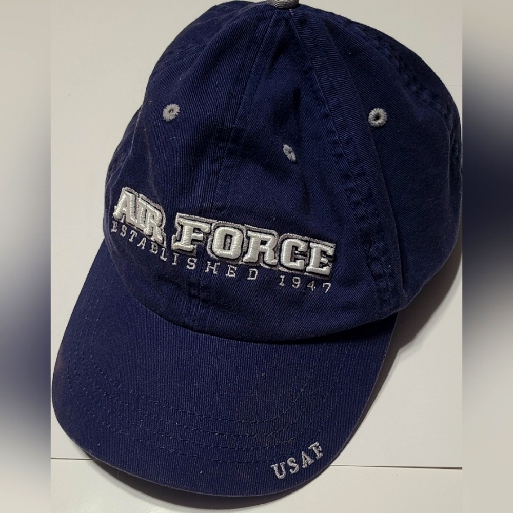 USAF Air Force Ball Cap Navy, White, & Gray